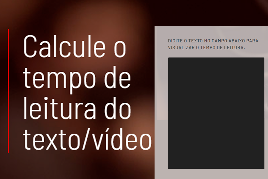 calcule o tempo de vídeo e leitura do seu roteiro para vídeo institucional