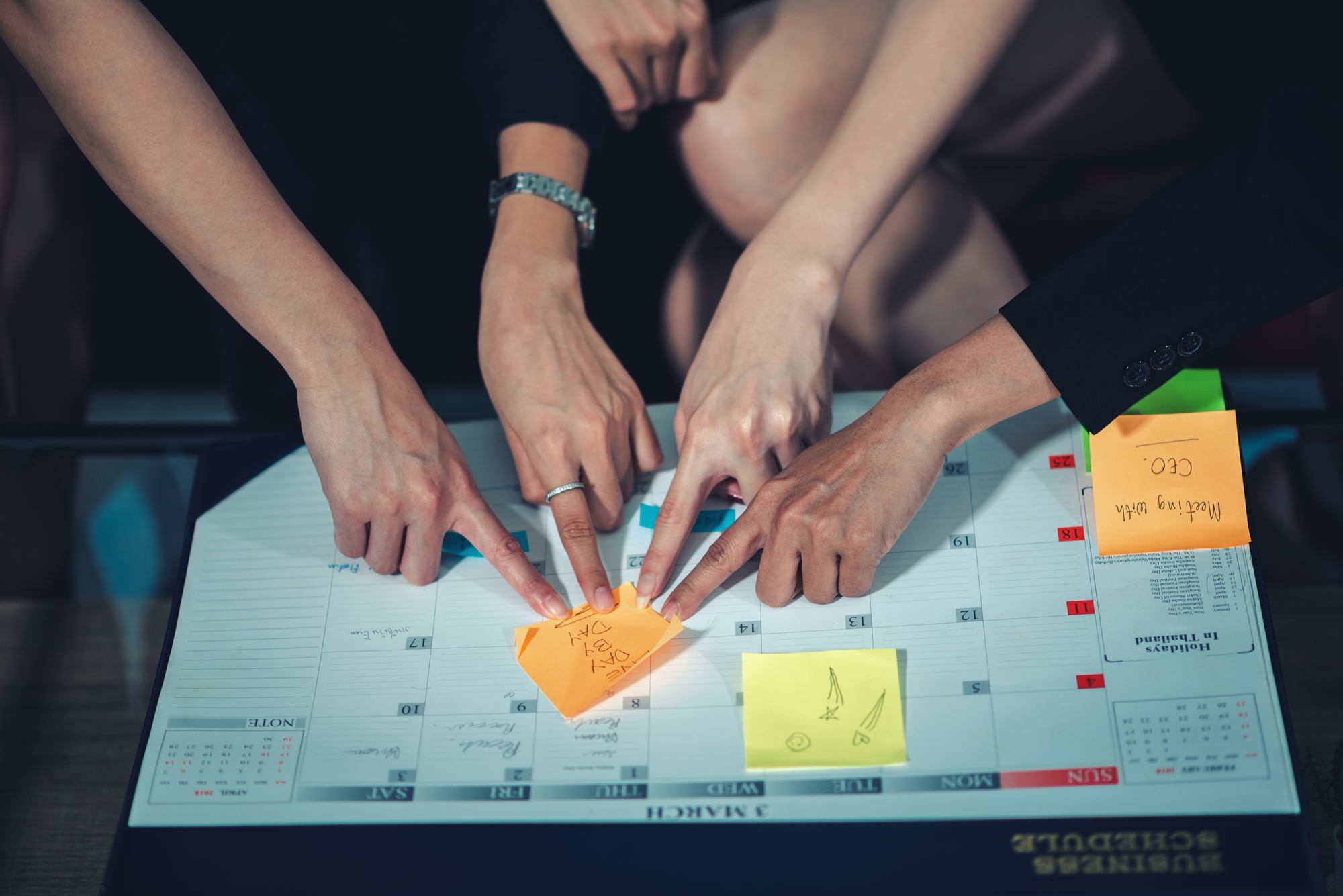 calendário de vídeo marketing